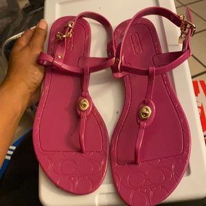 Coach sandals